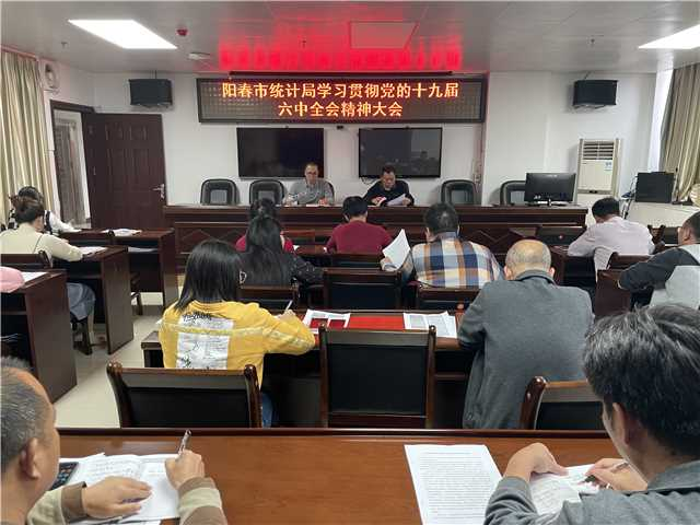 市統(tǒng)計(jì)局學(xué)習(xí)貫徹黨的十九屆六中全會(huì)精神大會(huì)11.19.jpg